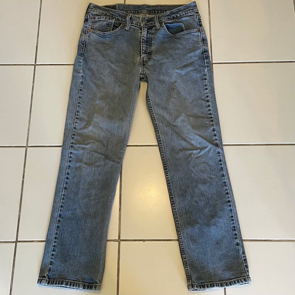 Men’s Levi Strauss 514 31x30 Straight Leg Blue Jeans